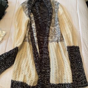 Multicolored knit cardigan